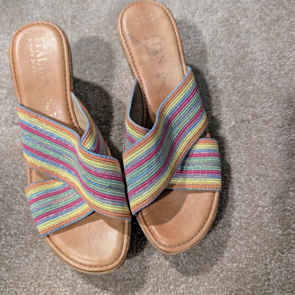 Italian Shoemakers Multicolor Women's Sandals